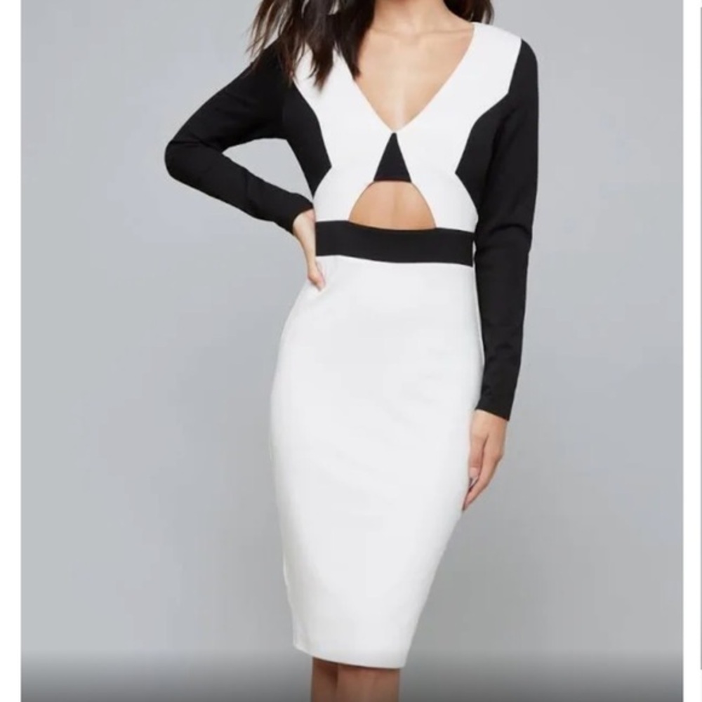 New Bebe Tamara Colorblock Dress